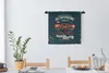MuchoWow® Wandteppich Wandbehang Auto - Rennen - Retro - Produktbild-Vorschau 2