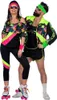 80er Jahre Retro Aerobic Fitness Outfit - Damen Kostüm 80er Produktbild-Vorschau 5