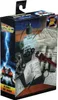 The image shows the packaging of a "Back to the Future" Doc Brown action figure. The packaging is designed to look like Doc Brown's workshop, with various props and documents related to the movie. Náhled obrázku produktu