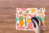 MuchoWow® Mauspad Mousepad Eule - Regenbogen - Blumen - Produktbild-Vorschau 4