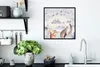 MuchoWow® Gerahmtes Poster Tiere - Schnee - Winter 40x40 cm Produktbild-Vorschau 3