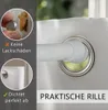 tinycurtains Türvorhang 195x150cm mit Teleskopstange Produktbild-Vorschau 5