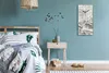 Wandbild Leinwand Bilder mit Uhr 30x60 Zeichnen Abstrakte Produktbild-Vorschau 4