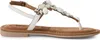Tamaris Damen Sandale Leder Zehentrenner Schmucksteine und Produktbild-Vorschau 7