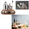 COOK CONCEPT Komplettes Cocktail-Set mit Bambushalter Produktbild-Vorschau 2