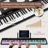 COSTWAY Tastiera elettrica pieghevole a 88 tasti, Anteprima dell’immagine prodotto 4