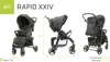 4Baby Športový kočík Rapid XXIV, čierny Náhľad obrázku produktu 6