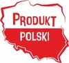The image shows the outline of Poland with the words "PRODUKT POLSKI" (Polish Product) in red and white. Produktbild-Vorschau