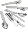 Campingbesteck Edelstahl BW Stil für 4 Personen Outdoor Produktbild-Vorschau 1