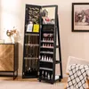 COSTWAY Armoire à bijoux sur roulettes, armoire de toilette Voir les images du produit 2