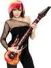 Aufblasbare Luftgitarre Rockstar Flamme 105 cm Produktbild-Vorschau 2