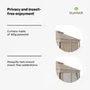 Blumfeldt Mondo Dual Pawilon 3x4 – Doppeldach & Podgląd zdjęcia produktu 5