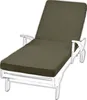 A brown cushion on a white chaise lounge. Produktbild-Vorschau