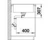 BLANCO AXIA III 45 S-F SILGRANIT softweiß Produktbild-Vorschau 7