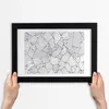 Bild 30x20 MDF-Rahmen, Wandkunst Steinwand Produktbild-Vorschau 3