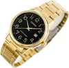Casio #MTP-V002G-1B Hommes Standard Analogique Ton Or Acier Voir les images du produit 4