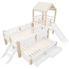 Flieks Kinderbett 90x200cm mit Ausziehbett 90x190cm, Produktbild-Vorschau 6
