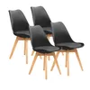 FURNIFY® Sada 4 jedálenských stoličiek BJÖRN | Škandinávske Náhľad obrázku produktu 1