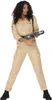 A woman is posing in a Ghostbusters costume. Produktbild-Vorschau