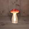 Anna's collection led paddenstoel glas met timer h15cm Produktbild-Vorschau 1
