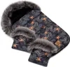 Baby Fußsack Minky WinterFußsack für Kinderwagen, Maße 85 Produktbild-Vorschau 4