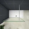 AICA walk in dusche 70X200cm Milchglas Duschwand 10mm NANO Produktbild-Vorschau 3