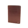 A brown leather wallet is shown against a white background. Produktbild-Vorschau