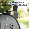 Wiltec US Mailbox černá 150 x 513 x 223 mm, americká Náhled obrázku produktu 12