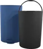 Two trash cans, one blue and one black, are shown side-by-side against a white background. Náhľad obrázku produktu