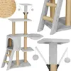 Springos® Katzenkratzbaum Katzenhaus Liegemulde Produktbild-Vorschau 6