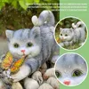 Solarlampe, LED Solarleuchte, Gartenlampe, Katze Produktbild-Vorschau 4