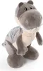A plush toy dinosaur, likely a Tyrannosaurus Rex, is shown from the front-side angle against a white background. Anteprima dell’immagine prodotto