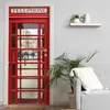 Türtapete selbstklebend | 200 x 90 cm Rote englische Produktbild-Vorschau 1