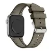 Bandz Silikonband mit Ledermuster - passend für Apple Watch Produktbild-Vorschau 2