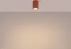 Plafond KARBON 10 roter Ocker 1xGU10 10W Aluminium Produktbild-Vorschau 3