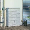 Regentonne 300 l eckig MAURANO grau Produktbild-Vorschau 5