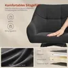 WOLTU Drehbare Esszimmerstühle, Küchenstühle mit Armlehne, Produktbild-Vorschau 5