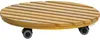 Podstavec pod květináč pojízdný Lechuza WOOD Ø 40 cm Náhled obrázku produktu 2