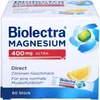Biolectra  MAGNESIUM 400 mg ultra Direct citrónová príchuť, Náhľad obrázku produktu 1