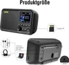 Product features and connections are illustrated with text and diagrams. Produktbild-Vorschau