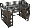 okwish vyvýšená postel 140×200 pro mládež, kovová postel s Náhled obrázku produktu 3