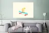 MuchoWow® Poster Küken - Gelb - Skateboard - Blau - Tiere Produktbild-Vorschau 5