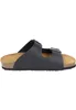 A single black sandal is shown from the side against a white background. Produktbild-Vorschau