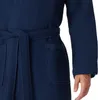 Schiesser Bademantel dunkelblau Waffelbaumwolle Essentials Produktbild-Vorschau 4