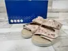 Fly Flot Damen Pantolette rose mit Blumenmuster und zwei Produktbild-Vorschau 1