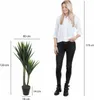 Umelá rastlina juka v kvetináči Mica 120 cm Ø 70 cm zelená Náhľad obrázku produktu 4
