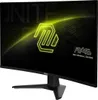 A curved gaming monitor with a neon green logo and text on a black background. Anteprima dell’immagine prodotto