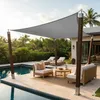 Relaxdays Sonnensegel, 4x4 m, HDPE, atmungsaktiv, Segel Produktbild-Vorschau 2
