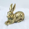 Dekofigur Hase gold groß Produktbild-Vorschau 3