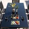 Gartentisch-Set mit 8 Stühlen und schwarzer Glasplatte - Produktbild-Vorschau 3